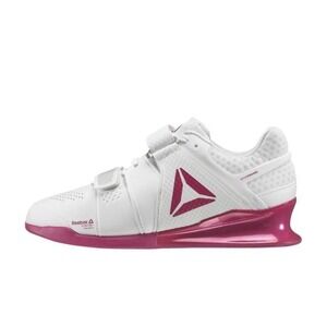 Reebok Legacy Weight Lifter Flexweave Squat Shoes CrossFit Pink White Womens 8